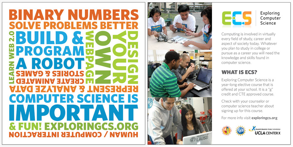 ecs brochures exploring computer science