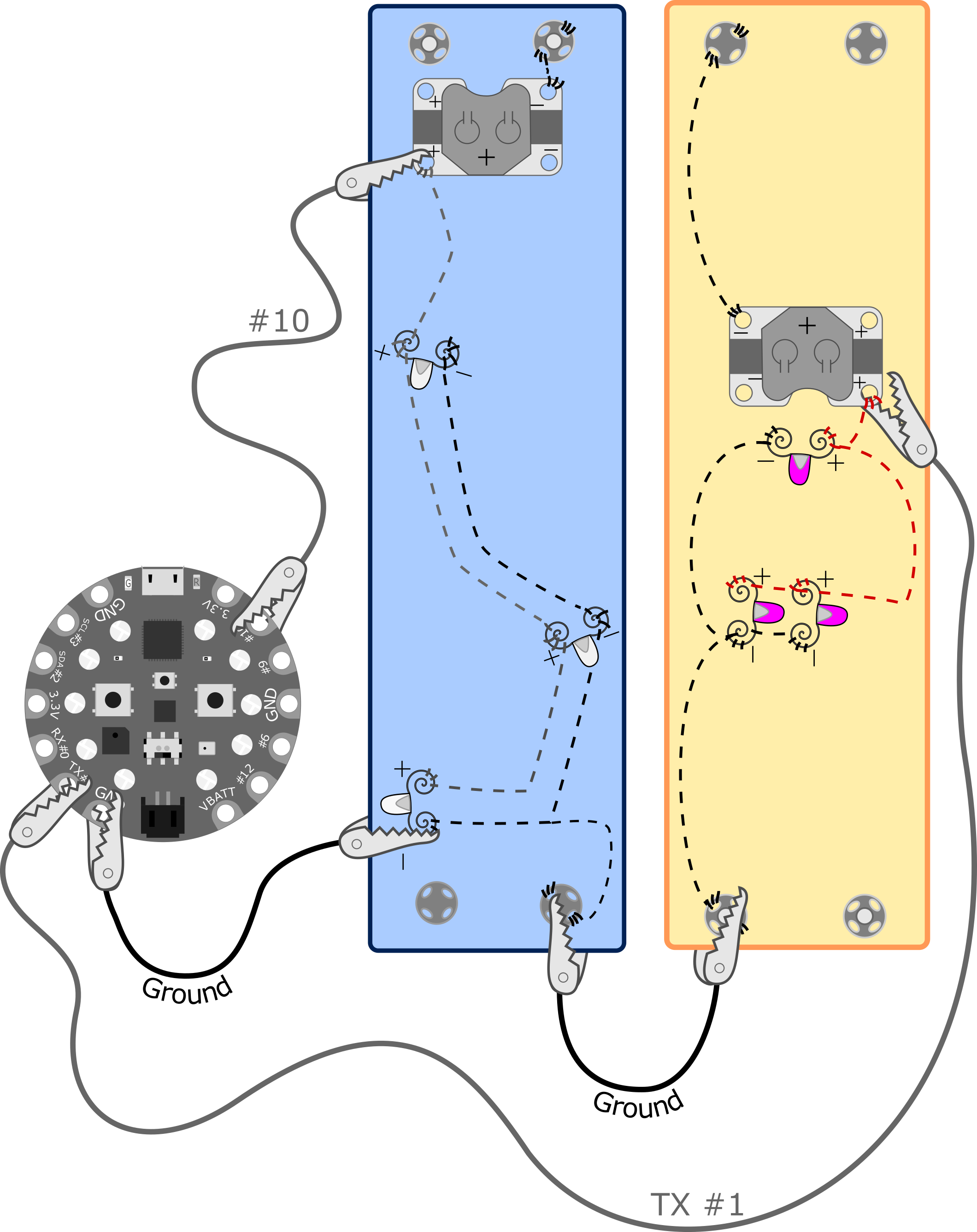 The Schematic Circuit Diagram For The 4way Midi Distribution Unit